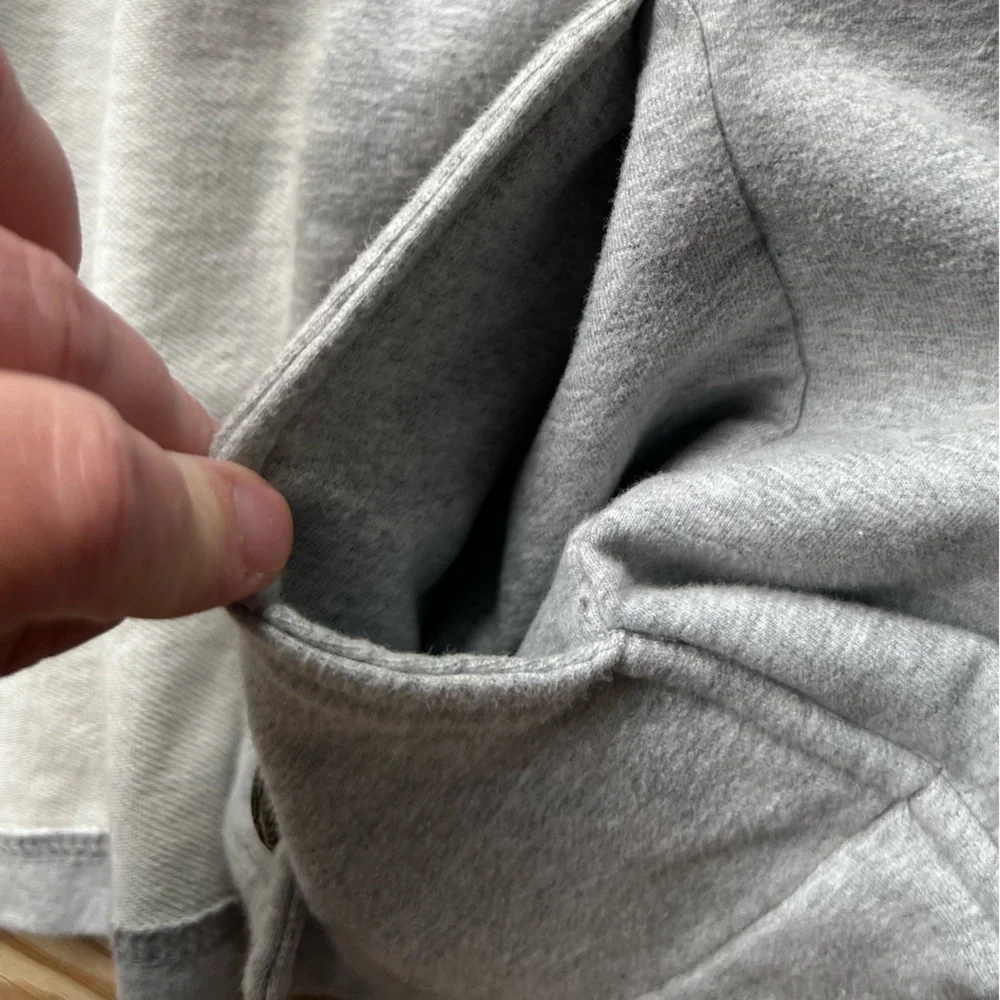 Women's Gray Tommy Hilfiger Military Style Jacket Medium - Picture 7 of 9